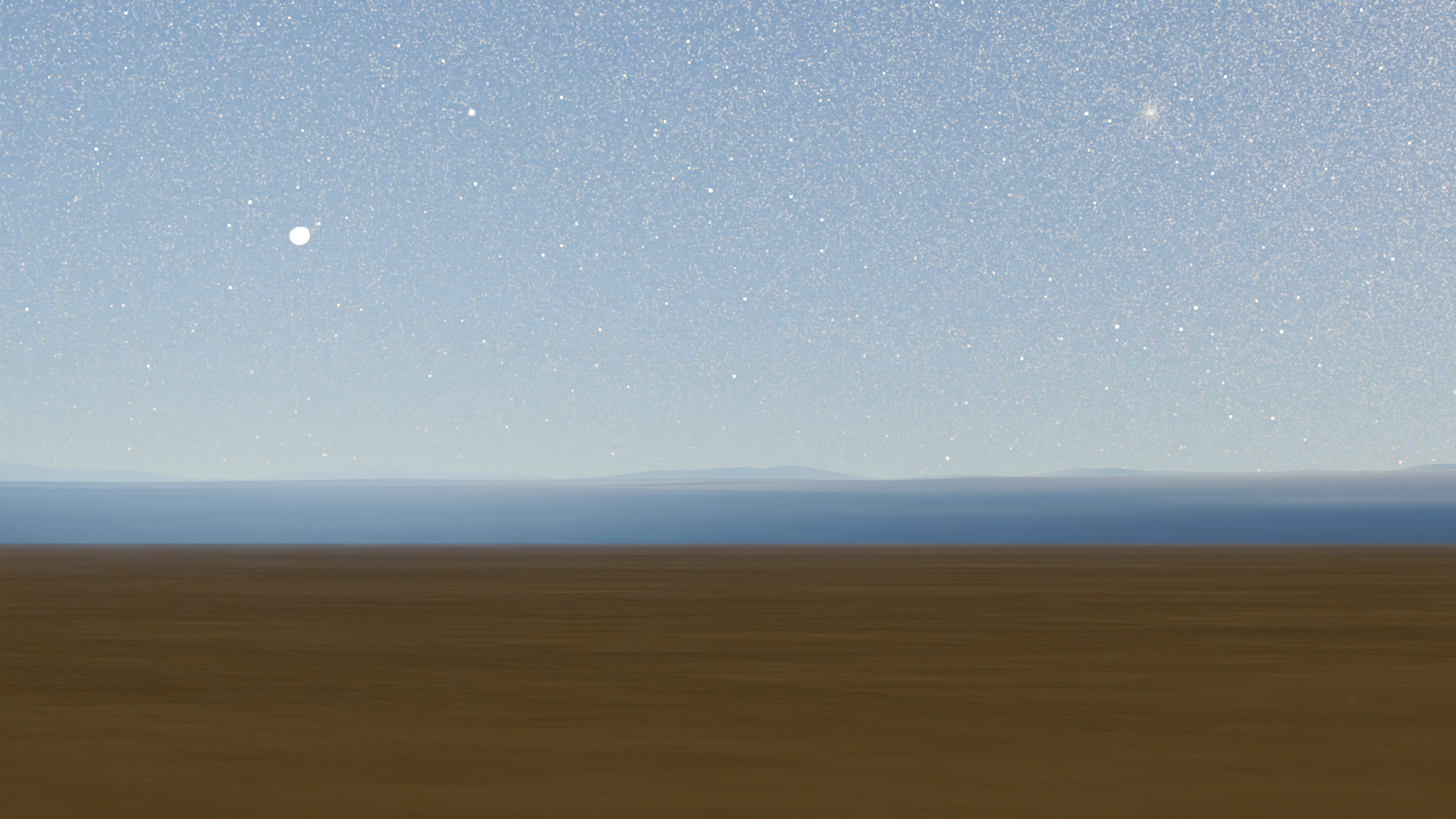 Auto Night Mode off example with moon